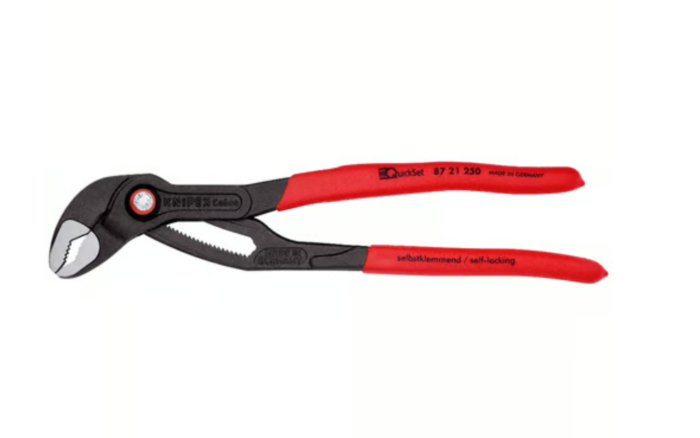 KNIPEX Cobra QuickSet Wasserpumpenzange 8721250, 250mm tauchisoliert KNIPEX