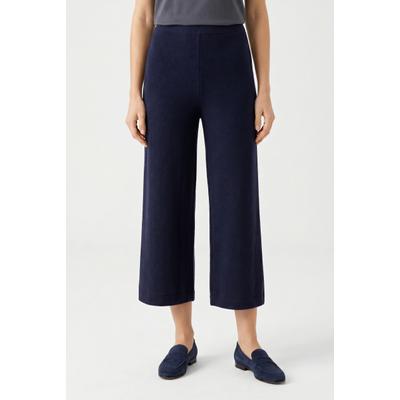 Culotte RICHROYAL, Damen, Gr. M, N-Gr, blau (midnight blau), Jersey, Obermaterial: 81% Polyester, 14% Viskose, 5% Elasthan, ca. Mitte Wade, Hosen Culotte