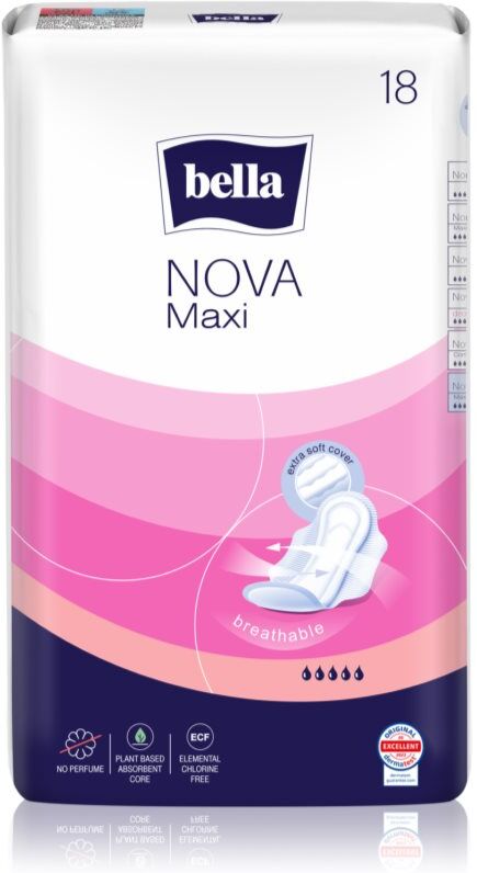 BELLA Nova Maxi serviettes hygiéniques 18 pcs