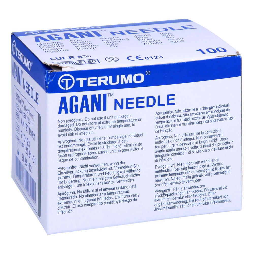 Terumo Deutschland GmbH Agani Kanüle 27 G 19 mm grau 01803008
