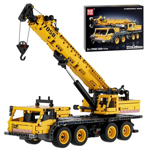 Mould King Technik 17058 Mechanische kraan bouwstenen speelgoed - Statische versie met 997 onderdelen