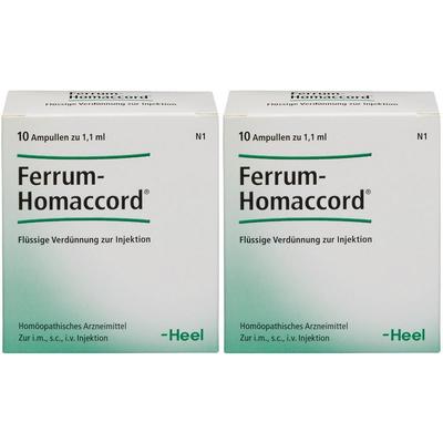 Ferrum Homaccord Ampullen 2x 2x10 St