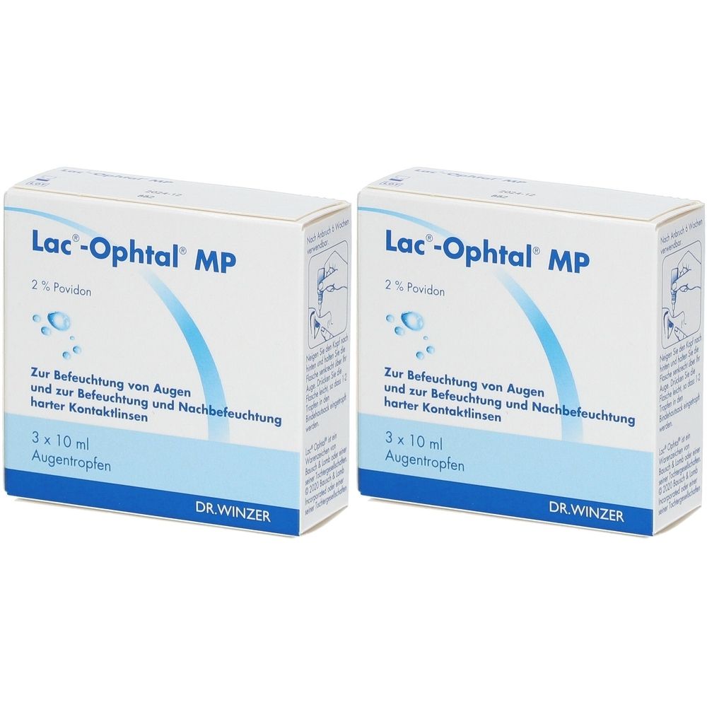LAC Ophtal MP Augentropfen 2x 2x3x10 ml