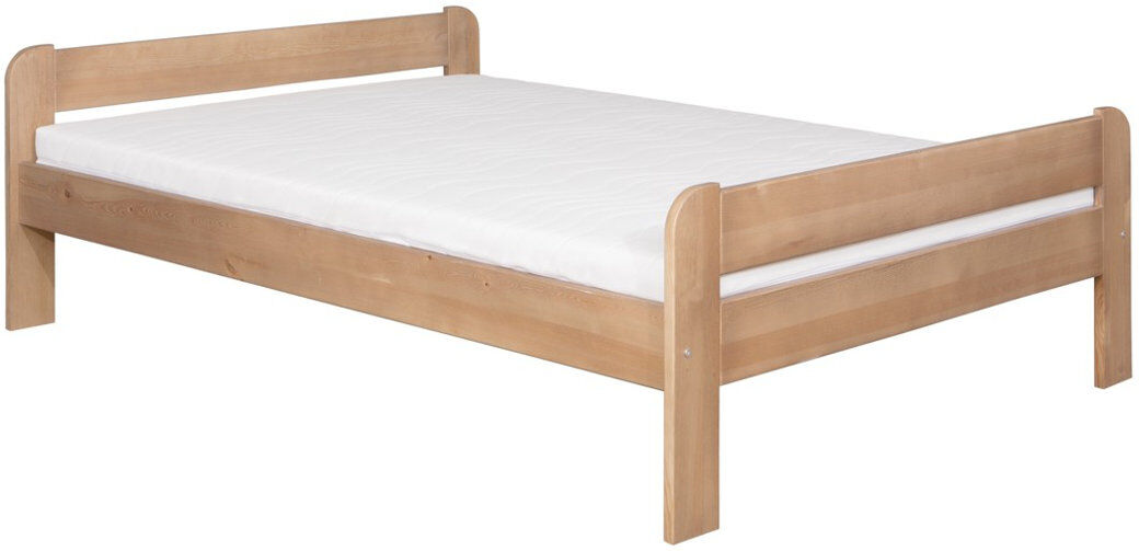 Gracie Oaks Faust Open-Frame Bed Light Oak 67cm H X 128cm W X 203cm L