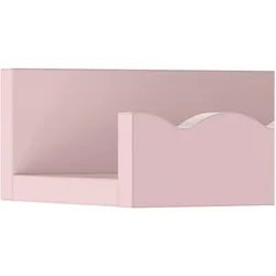 En.Casa, Kinderregal, Kinder-Wandregal 2er Set Vestnes 60x10x5 cm Cotton Candy