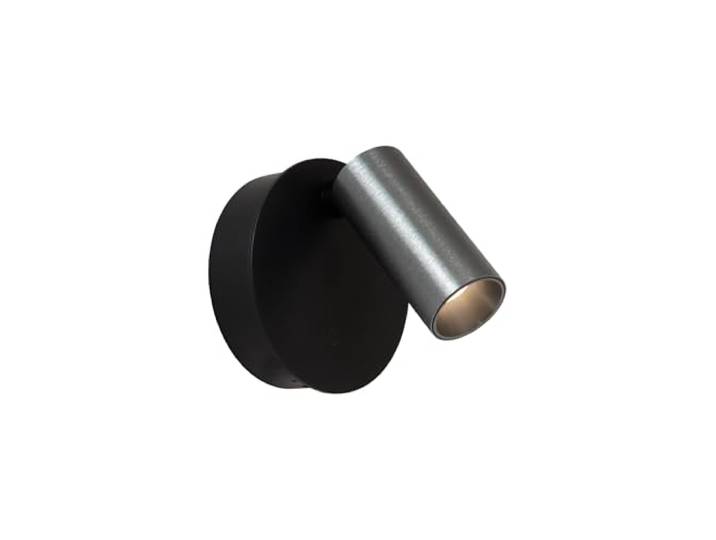 LUCIDE TONI - wiederaufladbare Wandstrahler/Wandleuchte - Akku/Batterie - Ø 8,1 cm - LED Dim. - CCT - 1x2W 2700K/4000K - Magnetisch - Grauguss