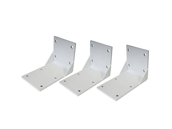 Mendler 3er-Set Deckenadapter für Kassetten-Markise T124 - weiß