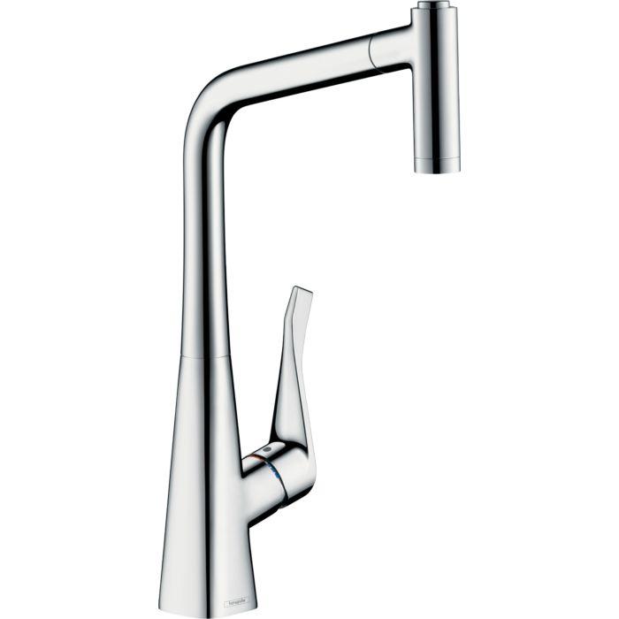 hansgrohe Metris M7116-H320 Küchenarmatur 73801000 chrom, mit sBox, mit Ausziehbrause
