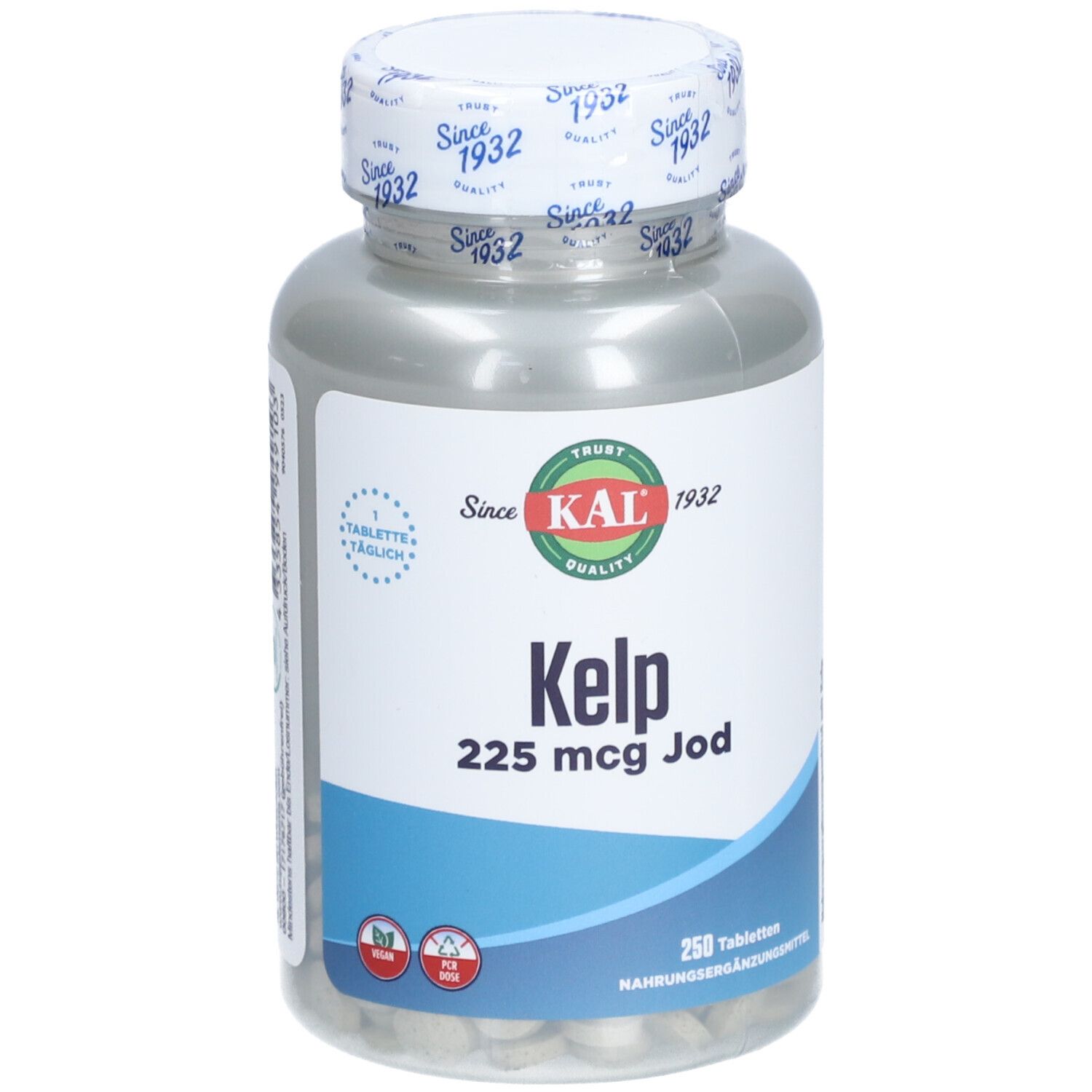 Kelp 225 µg Jod KAL Tabletten 250 St