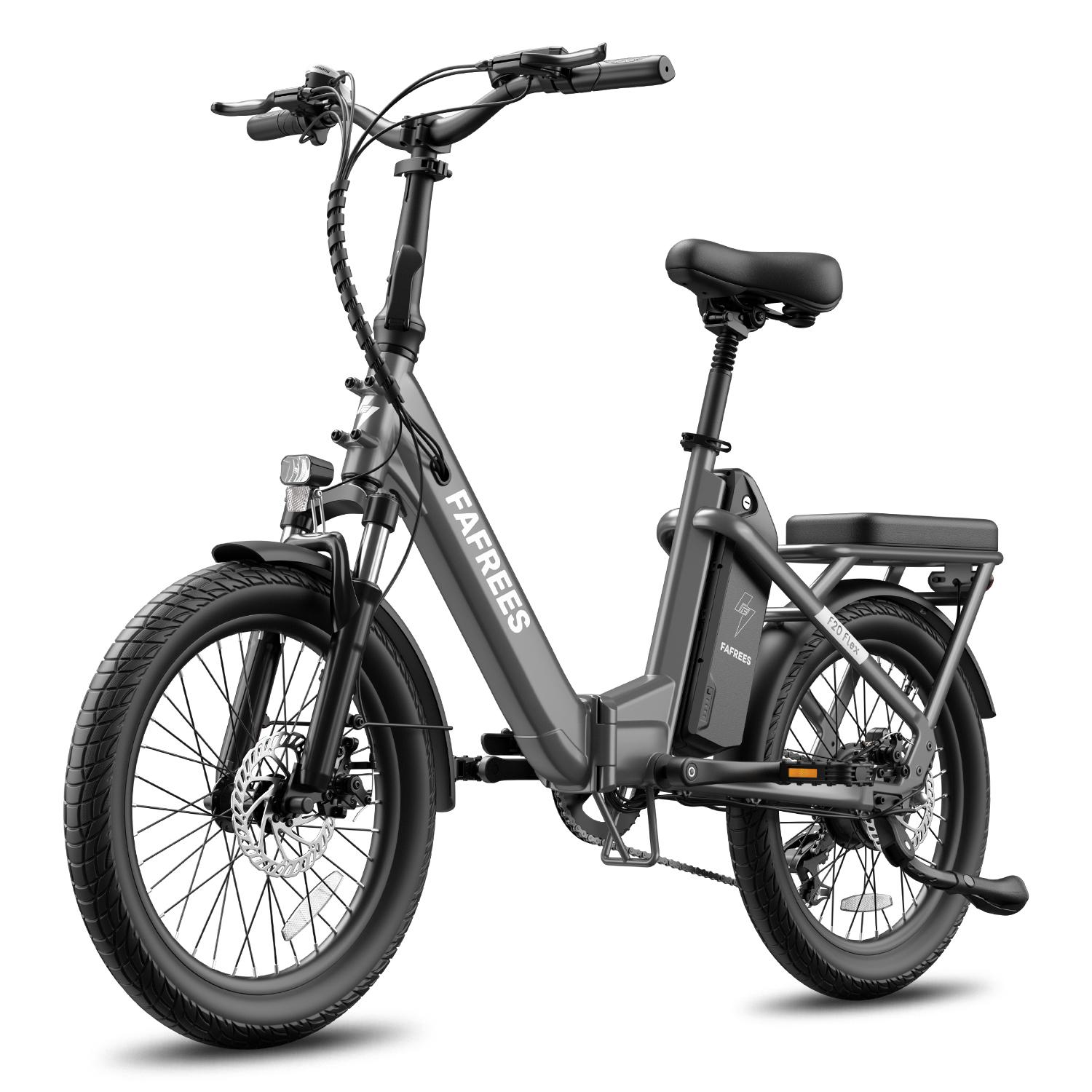 F20Flex -20AH klappbares Stadt-Elektrofahrrad, 20 Zoll, 250W, 36V 20Ah, 25 km/h, 140 kg, schwarz