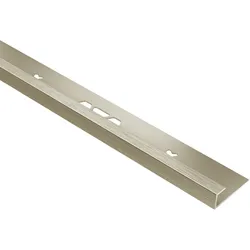 Schlüter Systems VINPRO-S Abschlussprofil Aluminium ATGB - Aluminium titan gebürstet eloxiert Höhe: 9 mm Länge: 2,5 m