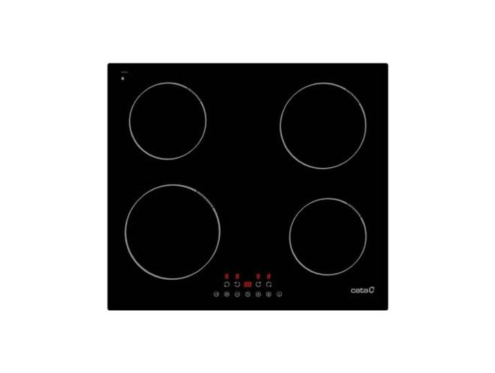 Cata IBG 6304 BK Induktionskochfeld mit 4 Kochzonen und 9 einstellbaren Leistungsstufen + Booster, Breite 59 cm, Leistung 7,2 kW