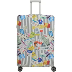 Travelite Kofferhülle Accessoires L multicolor "tickets" - 77