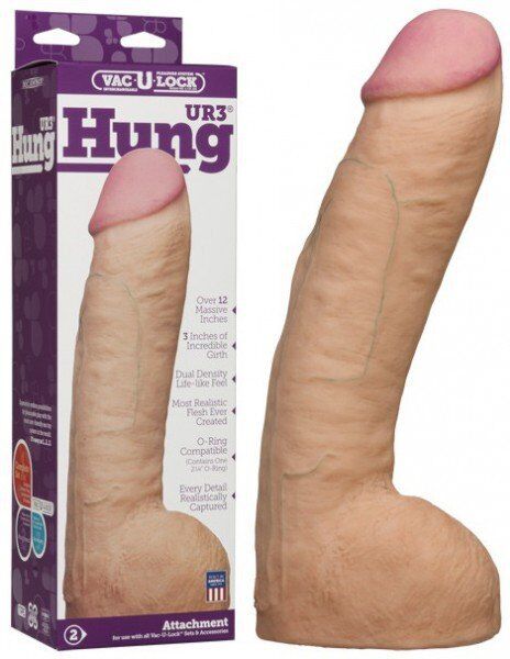 Doc Johnson USA Gode Vac-U-Lock Hung en UR3 UltraSkin
