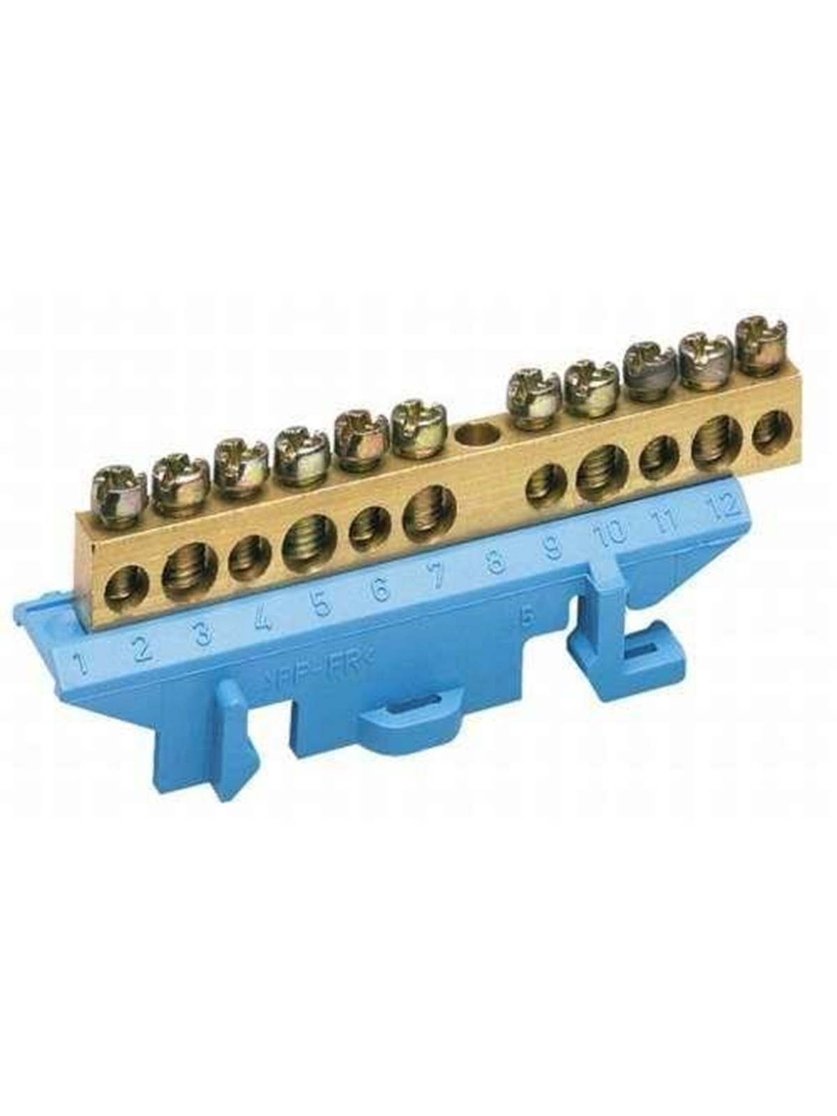 Hager Brass terminal 73 mm with socket earth