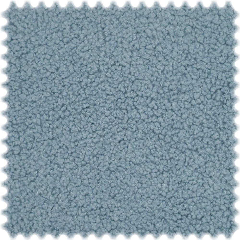 Heiro Kunstfell Möbelstoff Teddy Hellblau
