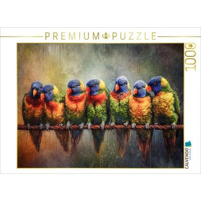 CALVENDO Puzzle Papageien | 1000 Teile Lege-Größe 64x48cm Foto-Puzzle für glückliche Stunden, Sonstige von , Calvendo Puzzle