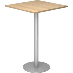 Hammerbacher Stehtisch STH88, eiche, Maße 80 x 111,6 x 80cm