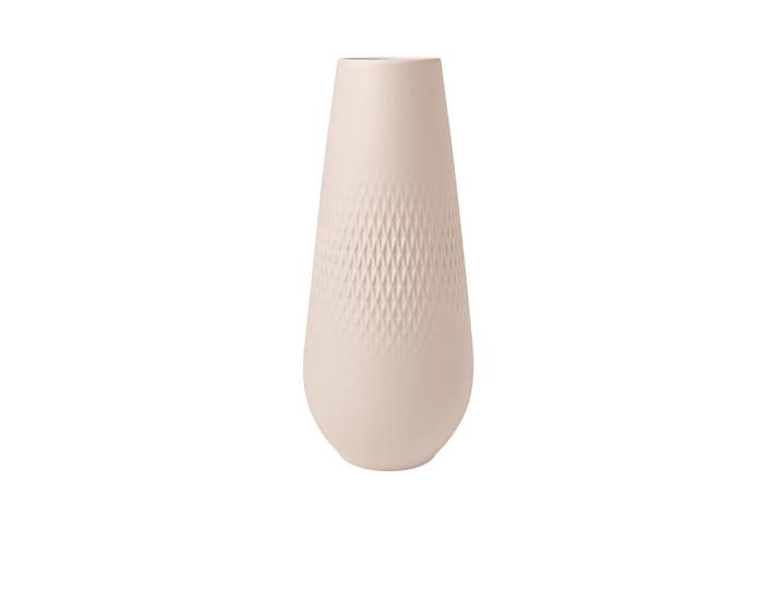 Dekovase VILLEROY & BOCH Vase Manufacture Collier 26 cm , beige, Vasen, Dekovase