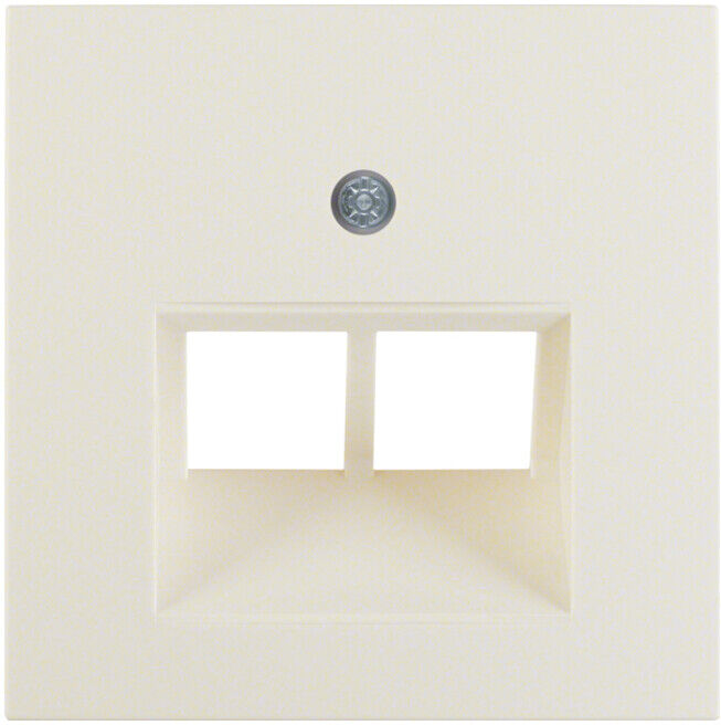 Berker Élément central blanc/gris pour prise UAE/E-DAT 14098982 (14098982)