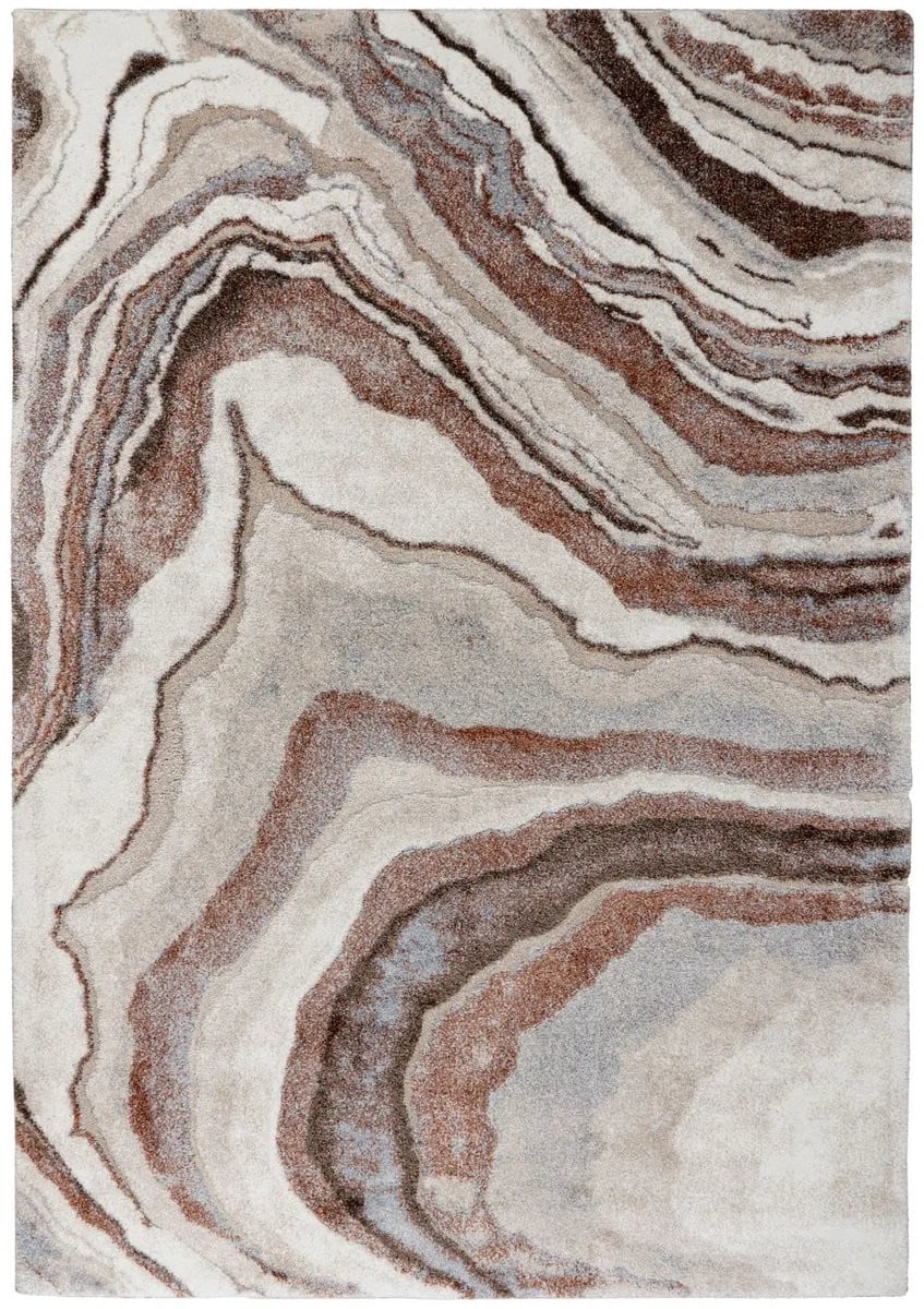 Hoogpolig Vloerkleed Firenze Geoden Terra 140 x 200 cm