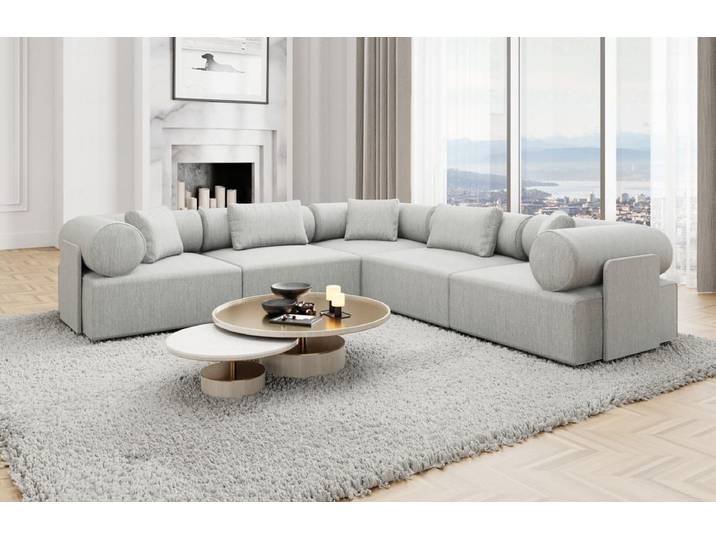 Ecksofa Laguardia L-Form aus Stoff