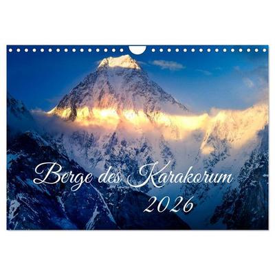 Berge des Karakorum (Wandkalender 2026 DIN A4 quer), CALVENDO Monatskalender