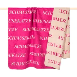 pad Decke Letters 150 x 200 cm Textilene Pink
