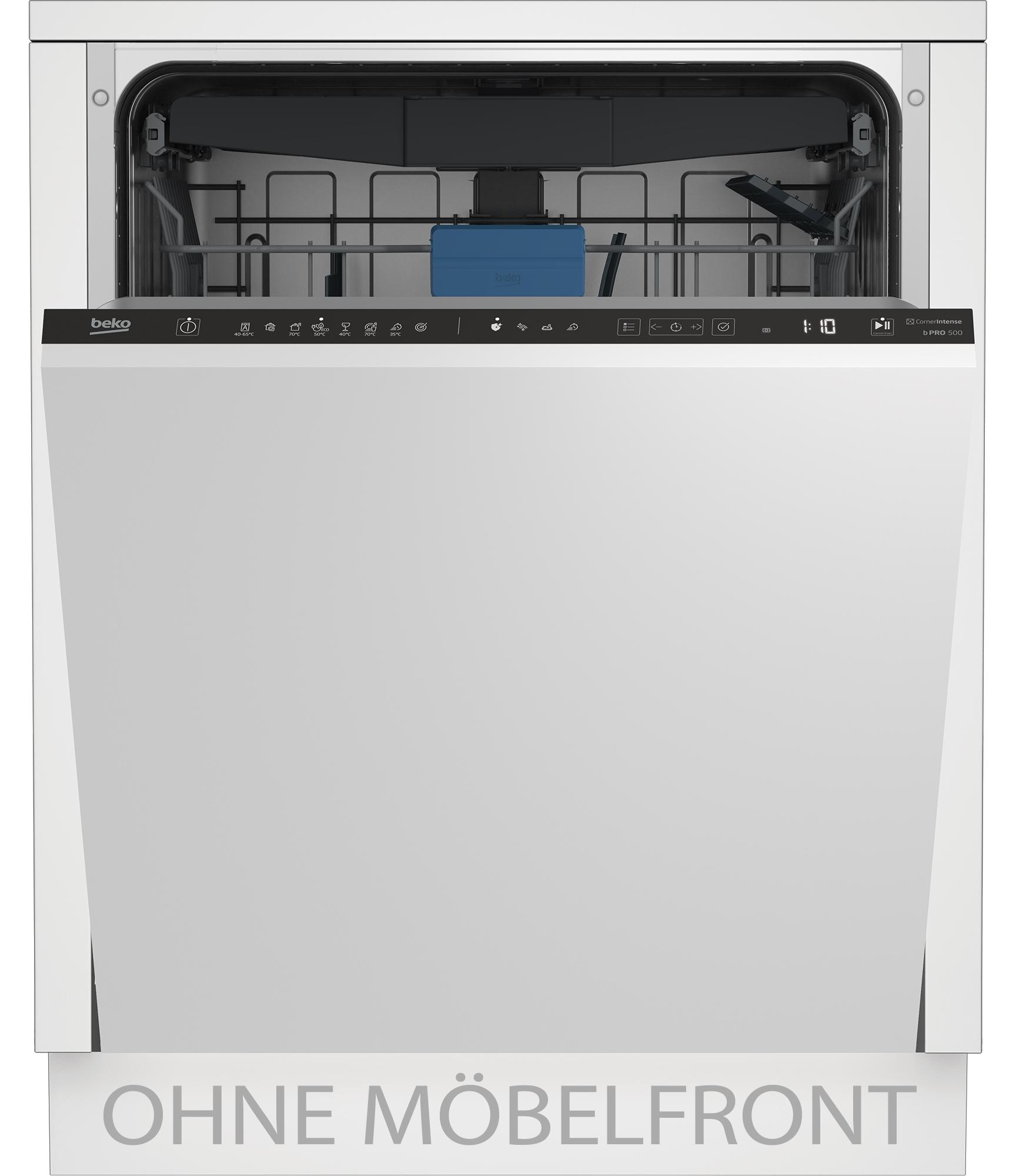 Beko BDIN38450 Geschirrspüler 14Maßgedecke ProSmart Inverter Motor SteamGloss