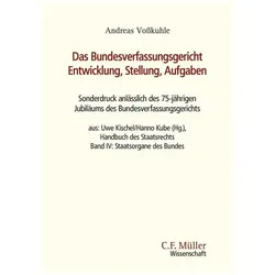 Das Bundesverfassungsgericht: Entwicklung, Stellung, Aufgaben, Fachbücher von Andreas Voßkuhle