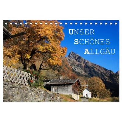 Unser schönes Allgäu (Tischkalender 2026 DIN A5 quer), CALVENDO Monatskalender