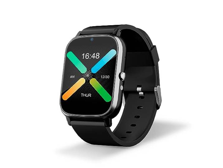 DCU TECNOLOGIC Senior Smartwatch met GPS en videogesprekken, 4G, smartwatch met 4,2 cm (1,69 inch) IPS-full-touch-display, IPX6, waterdicht, ideaal voor oudere volwassenen, grijs