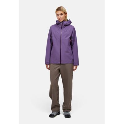 Funktionsjacke PEAK PERFORMANCE "W Treeline Hipe 2.5l Shell Jacket", Damen, Gr. M, dunkelviol, Oberstoff: 100% Polyester. Füllung: 100% Polyester. Futter: 100% Polyester. Kragen: 100% Polyester. Verzierung: 100% Polyester., unifarben, oversize...