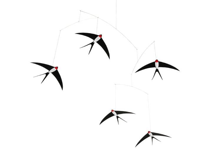 Flensted Mobiles - Flying Swallows Mobile 5