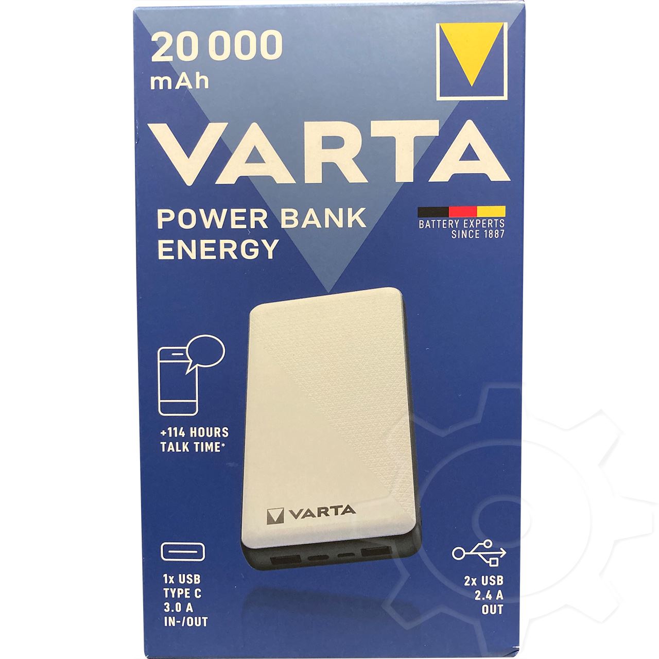 20.000mAh Varta Power Bank Energy