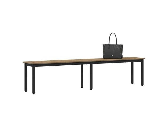 Stable&Durable - Marron - banc Chêne artisan 200x35x45 cm - bois d'ingénierie - Banc banquette HS622422046
