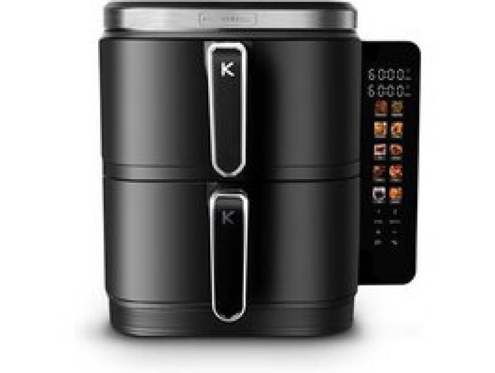 Kitchencook - Airflow 12 Led - Double Friteuse à Air Verticale 12l - 10 Programmes