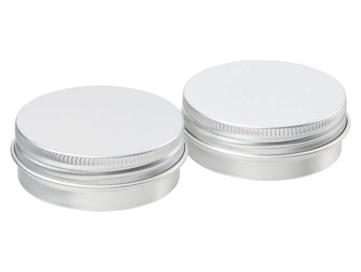Glorex Alu-Schraubdeckeldose 25 ml 2 Stück