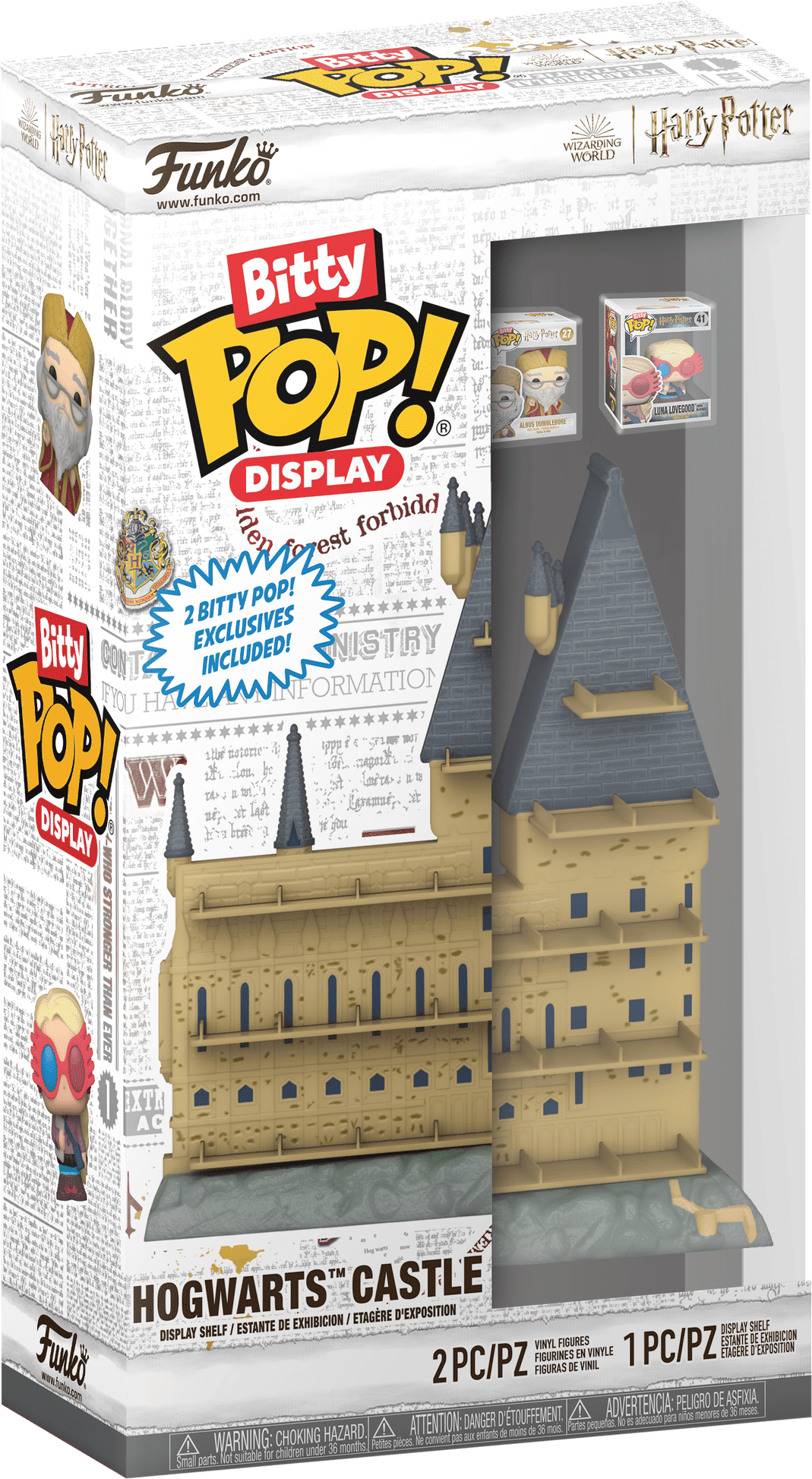 Funko Bitty POP Display - Harry Potter Hogwarts Castle for Collectors