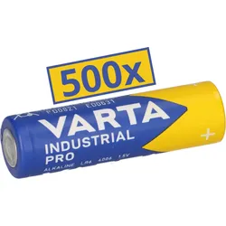 500x VARTA Industrial Pro AA LR6 4006 1,5V – Industrie Vorrat