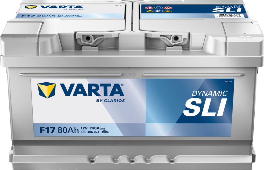 Batterie Varta F17 Blue Sli 80 Ah - 740 A