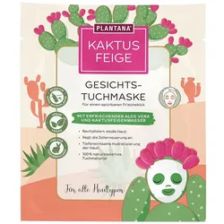 PLANTANA Gesichts-Tuchmaske Kaktusfeige 1 St