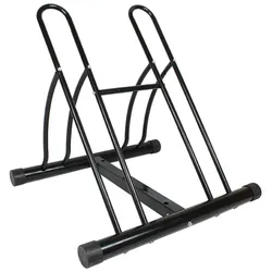 Baumarktplus Fahrradständer für 2 Fahrräder DUO Räder Fahrrad Ständer Rad schwarz Twin