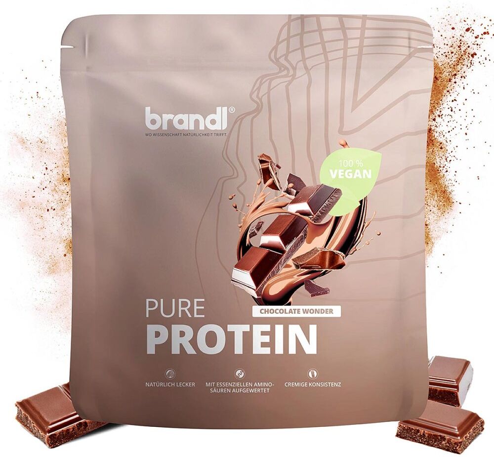 Brandl Nutrition Brandl Pure Protein Vegan Schoko Pulver 1000g