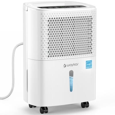 Waykar 32 Pint Dehumidifier for 2,000 Sq. Ft Home with Drain Hose & Quiet with Humidity Control