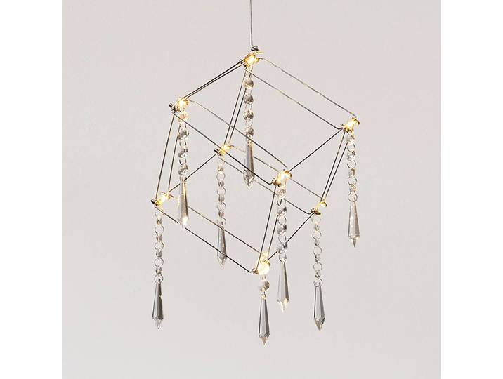 LED-Pendelleuchte Araneus 16 x 150 x 15cm Silber 1 Stahl, verchromt Acrylglas LED LED-Platine