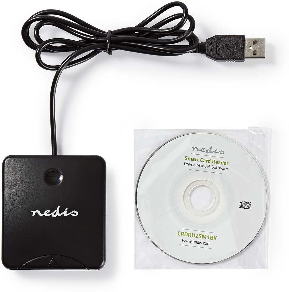 Leitor USB2.0 SmartCard de Cartões Identificação/Cidadão - NEDIS