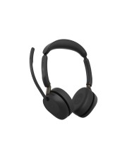 Jabra GN Jabra Evolve3 65 MS Headset On-Ear Bluetooth kabellos kabelgebunden aktive Rauschunterdrückung USB-A über Bluetooth-Adapter USB-C Optimiert für Microsoft Teams Zoom-zertifiziert Works With Google Meet Swift Pair-zertifiziert MFi-zertifiziert Chromebook Ce (36599-999-999)