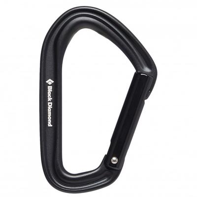 Black Diamond - Hotforge Straight Gate - Schnappkarabiner grau/schwarz