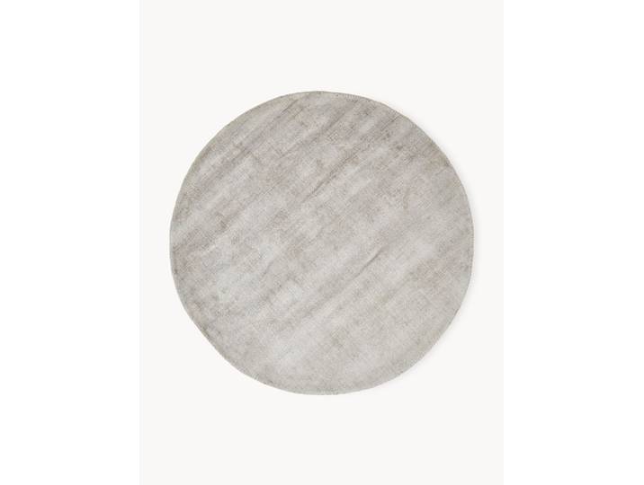 Tapis rond en viscose tissé main Jane
